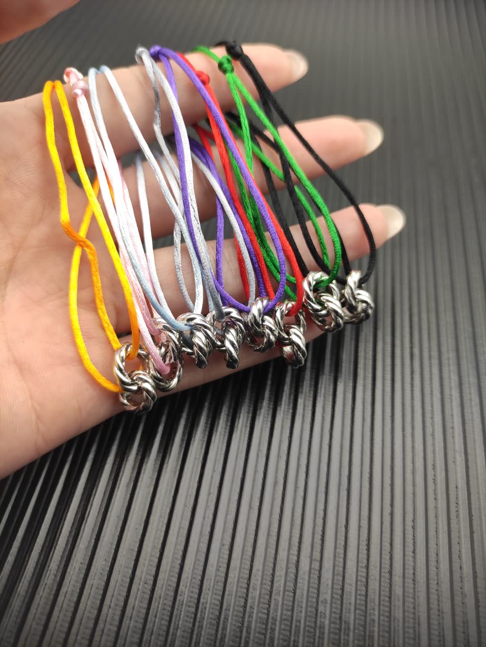David Yurman Colorful Rope Charm Bracelets